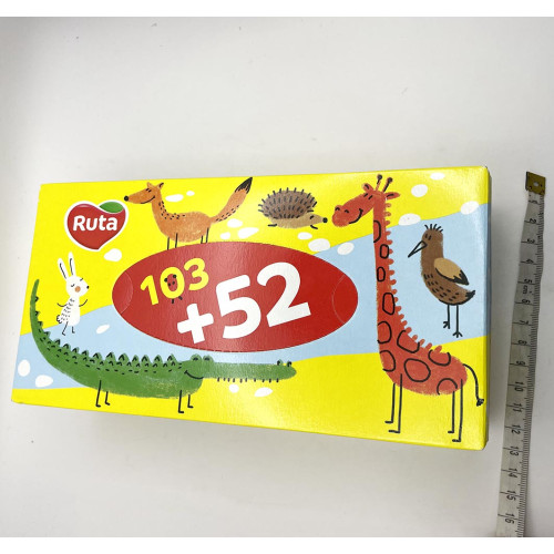 Серветки для столу Ruta 2-х шарові Kids 155 шт.