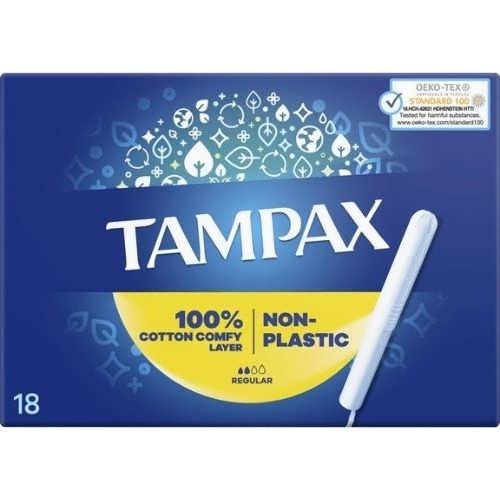 Тампони Tampax Regular з аплікатором 2 краплі 18 шт
