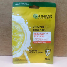 Маска для обличчя Garnier Skin Naturals 28г з Вітаміном С для тьмяного та нерівного тону обличчя 