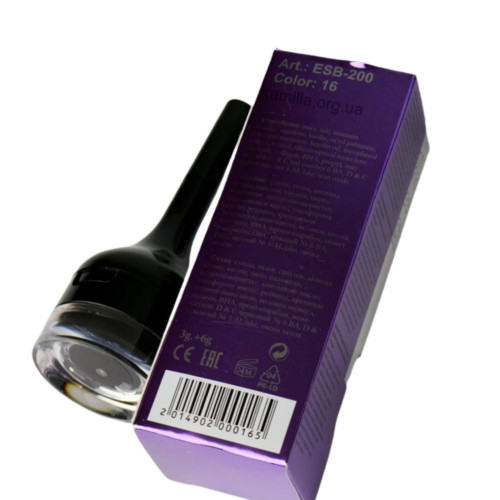 Помада для брів + тіні для повік Christian Cream Eyebrow & Eyeliner №16 Black 9 г.
