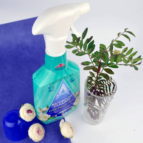 Спрей для прибирання ванної кімнати Astonish White Jasmine &  Basil 750 мл