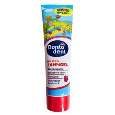 Зубна паста дитяча Dontodent 0-6 років Малина 100 мл.