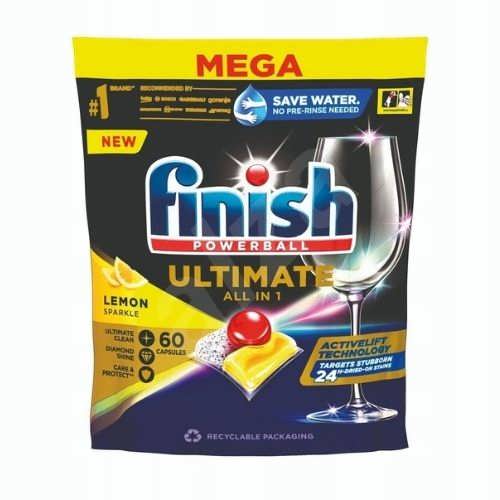 Таблетки для посудомийних машин Finish Powerball Quantum Ultimate Citrus 60 шт.