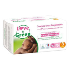 2/Підгузники дитячі Love and Green №3 52шт