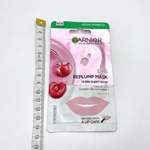 Маска для губ Garnier Skin Naturals Cherry Panthenol 5 г