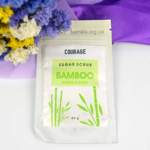Цукровий скраб для тіла Courage Bamboo 50 г
