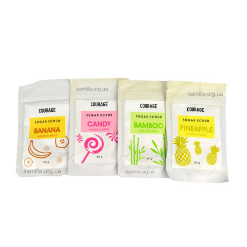 Цукровий скраб для тіла Courage Bamboo 50 г