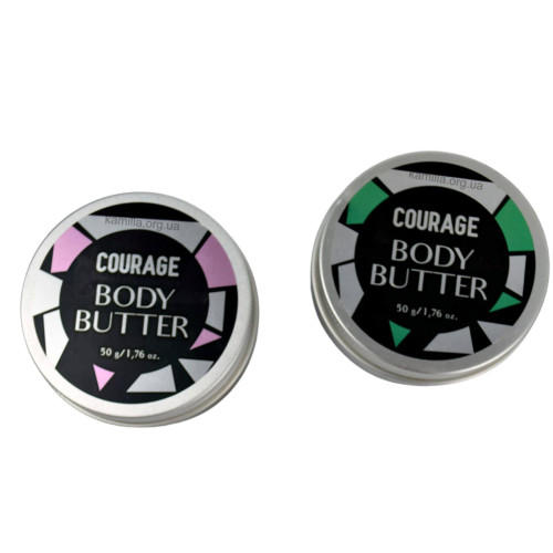 Баттер для тіла з шимером Courage Суниця 50 гр.