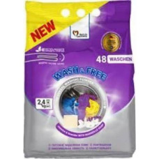 Пральний порошок Wash & Free 2,4кг Жасмін та лаванда