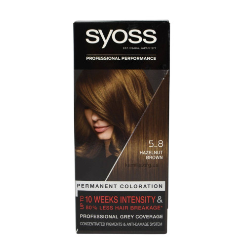 Фарба для волосся Syoss 5-8 Горіховий 