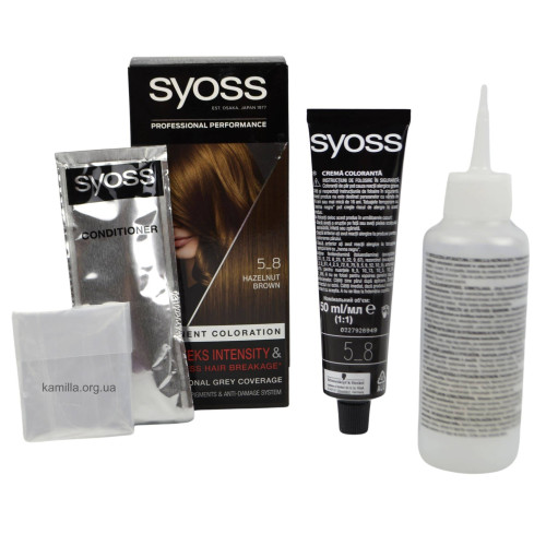 Фарба для волосся Syoss 5-8 Горіховий 