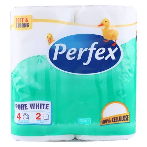 Туалетний папір Perfex 4шт 2-х шаровий 