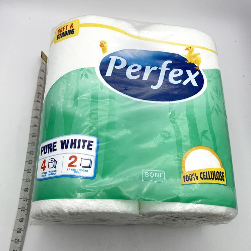 Туалетний папір Perfex 4шт 2-х шаровий 