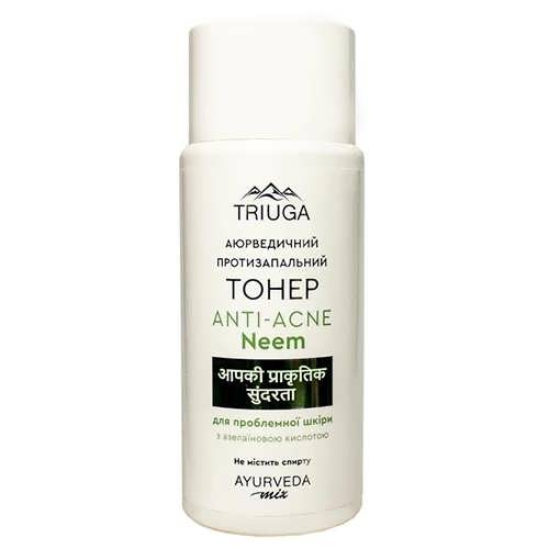 Тонер для обличчя Triuga Anti-Acne Neem Аюрведичний Протизапальний, для проблемної шкіри 200 мл