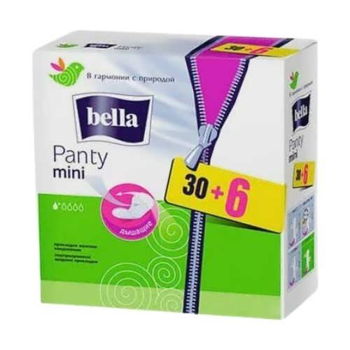 Прокладки щоденні Bella Panty Mini 30+6 шт