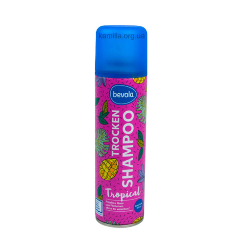 Сухий шампунь для волосся Bevola Tropical 200 мл. 