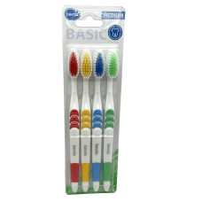 Зубна щітка Bevola Basic с 4 шт 