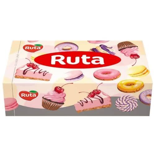 Cерветки для столу Ruta 2-х шарові Білі 150 шт.