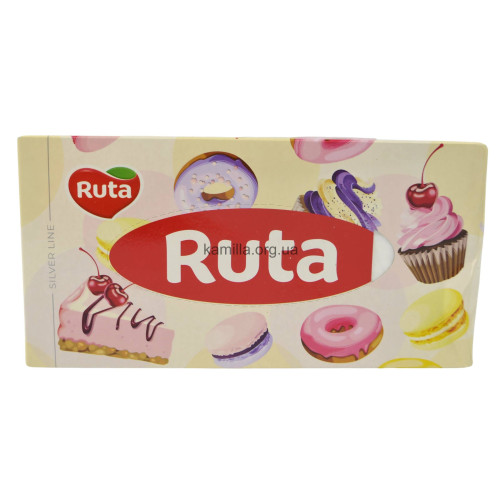 Cерветки для столу Ruta 2-х шарові Білі 150 шт.