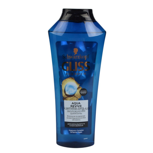 Шампунь Gliss Kur Aqua Revive для сухого та нормального волосся, 400 мл
