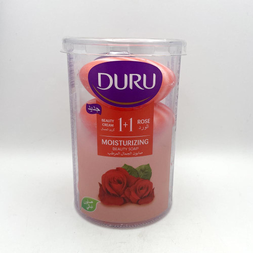 Мило тверде Duru 1+1 4*100г Роза 