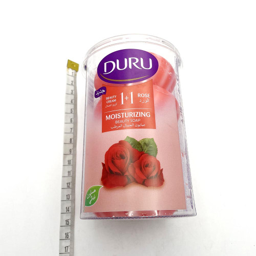 Мило тверде Duru 1+1 4*100г Роза 