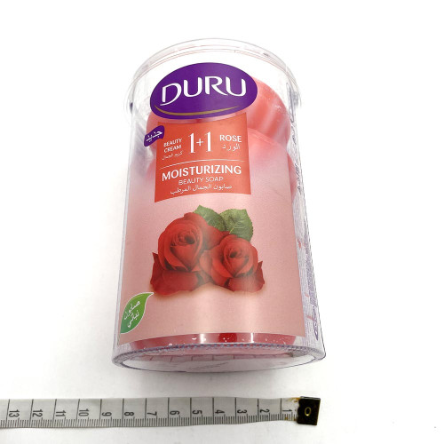 Мило тверде Duru 1+1 4*100г Роза 
