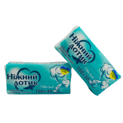 Кухонні рушники Ніжний дотик 2-х шарові 100+30 шт.