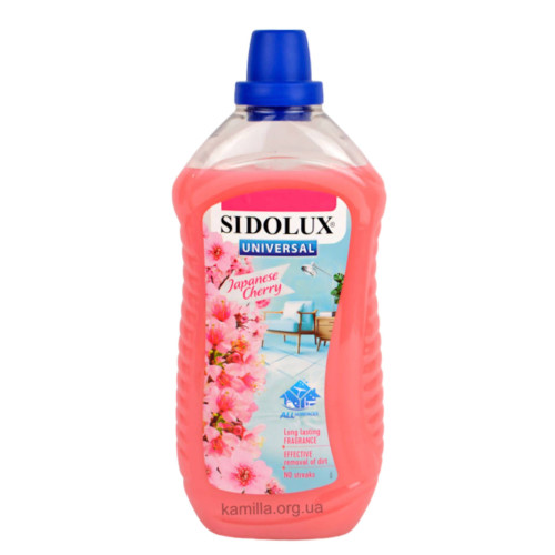 Засіб для миття підлоги Sidolux Японська вишня 1 л.  