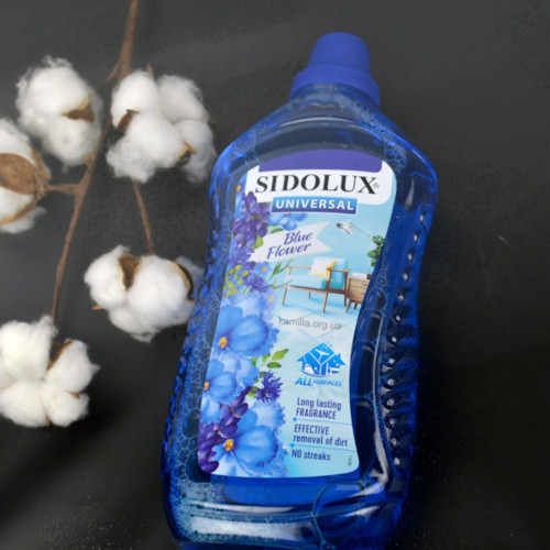 Засіб для миття підлоги Sidolux Blue Flower 1 л