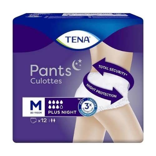 Підгузники-труси для дорослих Tena Pants+ Night Мedium розмір 2 12 шт,