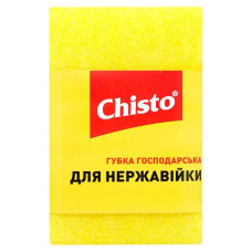 Губка-шкребок для нержавійки Chisto 1 шт.