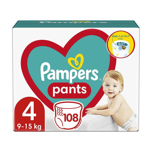 Підгузники-трусики дитячі Pampers Pants №4 108шт 9-15кг 