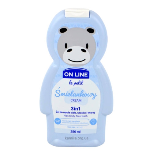 Дитячий шампунь On Line Cream 350 мл