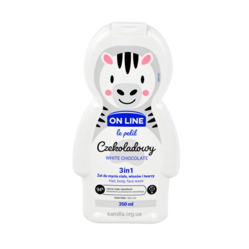 Дитячий шампунь On Line White Chocolate 350 мл