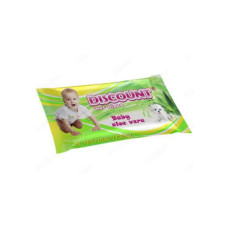 Вологі серветки DISCOUNT 15шт Алое