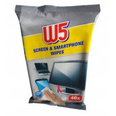 Вологі серветки W5 Screen Wipes 40 шт 