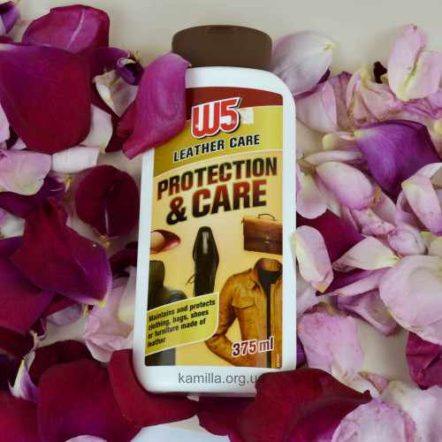 Засіб для чищення шкіряних виробів W5 Leather Care Protection & Care 375 мл.