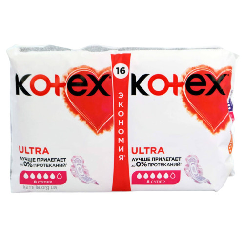 Гігієнічні прокладки Kotex Ultra 16 шт