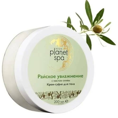 Kрем суфле для тіла Avon Райське зволоження 200 мл.