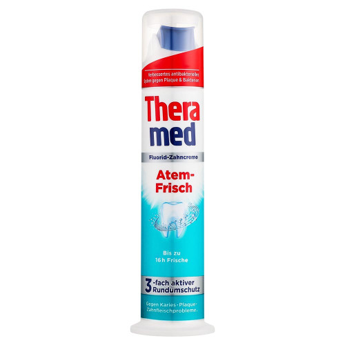 Зубна паста TheraMed Помпа 100мл Зелена
