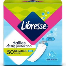 Щоденні прокладки Libresse Classic Protection Regular Deo 50 шт