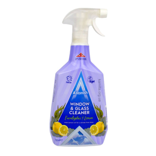 Спрей для миття скла Astonish Eucalyptus & Lemon 750 мл