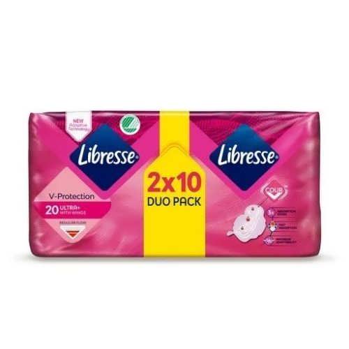 Гігієнічні прокладки Libresse V-protection Ultra+ 20 шт