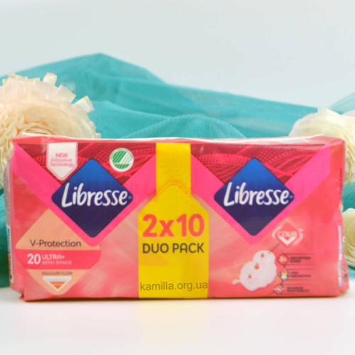 Гігієнічні прокладки Libresse V-protection Ultra+ 20 шт