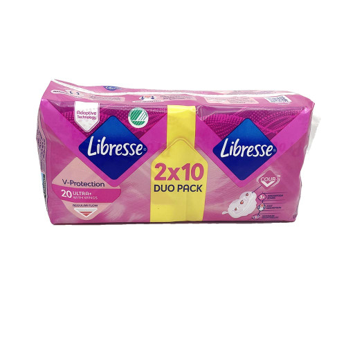 Гігієнічні прокладки Libresse V-protection Ultra+ 20 шт