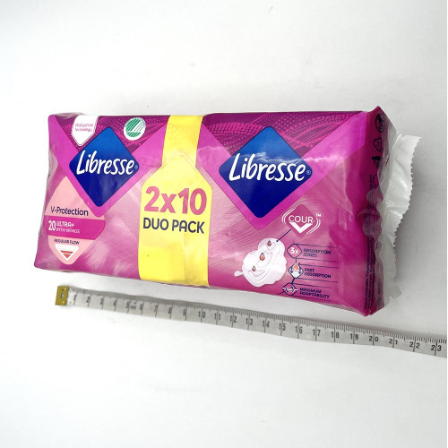Гігієнічні прокладки Libresse V-protection Ultra+ 20 шт