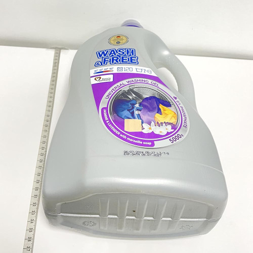 Гель для прання Wash & Free Жасмін та лаванда 5 л.