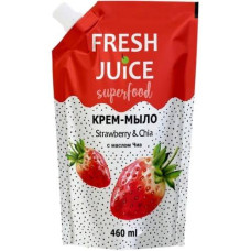 Pідке мило Fresh Juice Полуниця та чіа дойпак 460 мл.