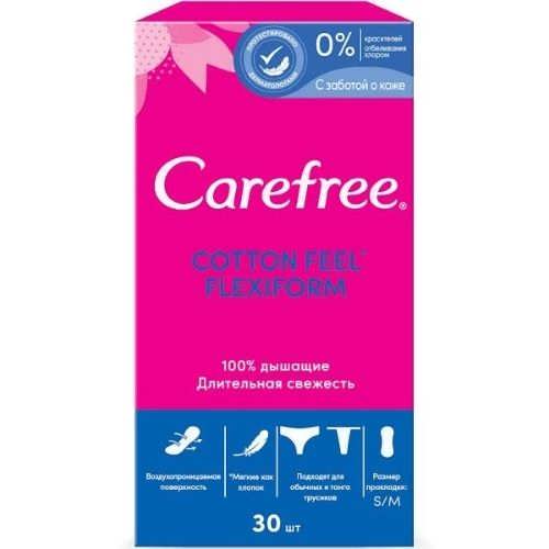 Щоденні прокладки Carefree Flexiform 30 шт.